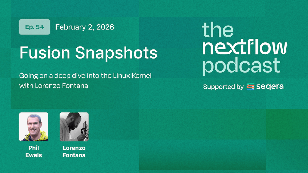 A technical deep dive into Fusion Snapshots with Lorenzo Fontana, exploring how Seqera enables seamless task migration across cloud instances to maximize spot instance savings.
